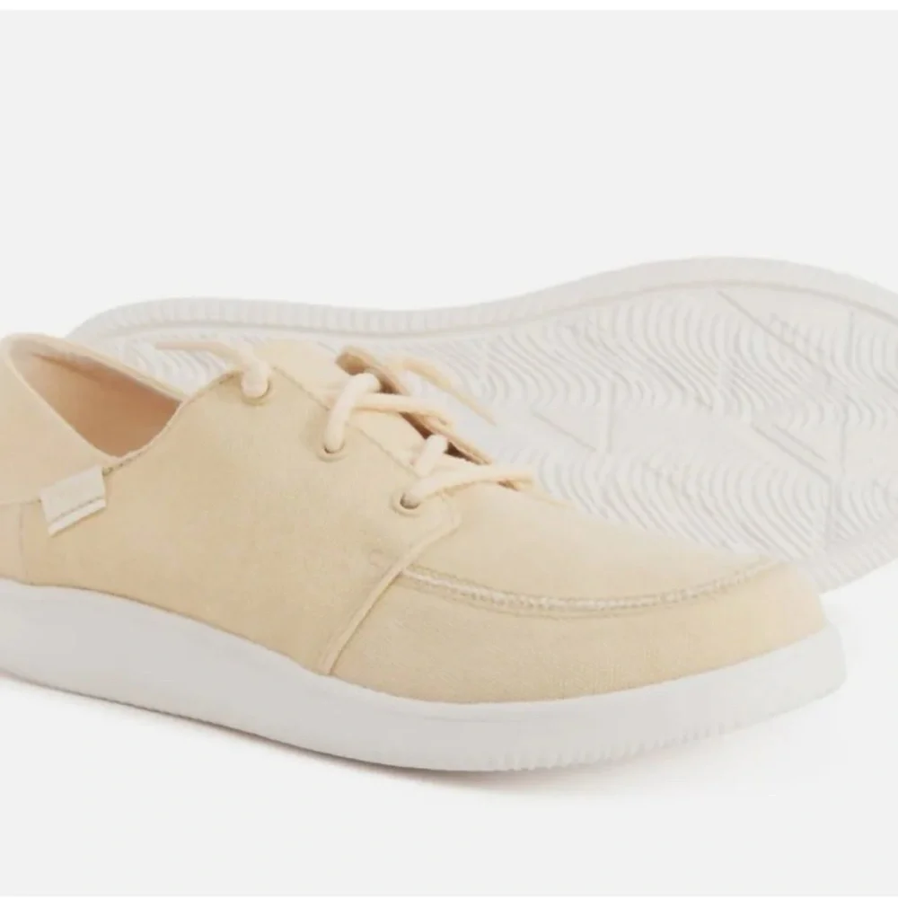 Chaco Women’s Yellow Chillos‎ Canvas Boat Sneakers Shoes 8.5