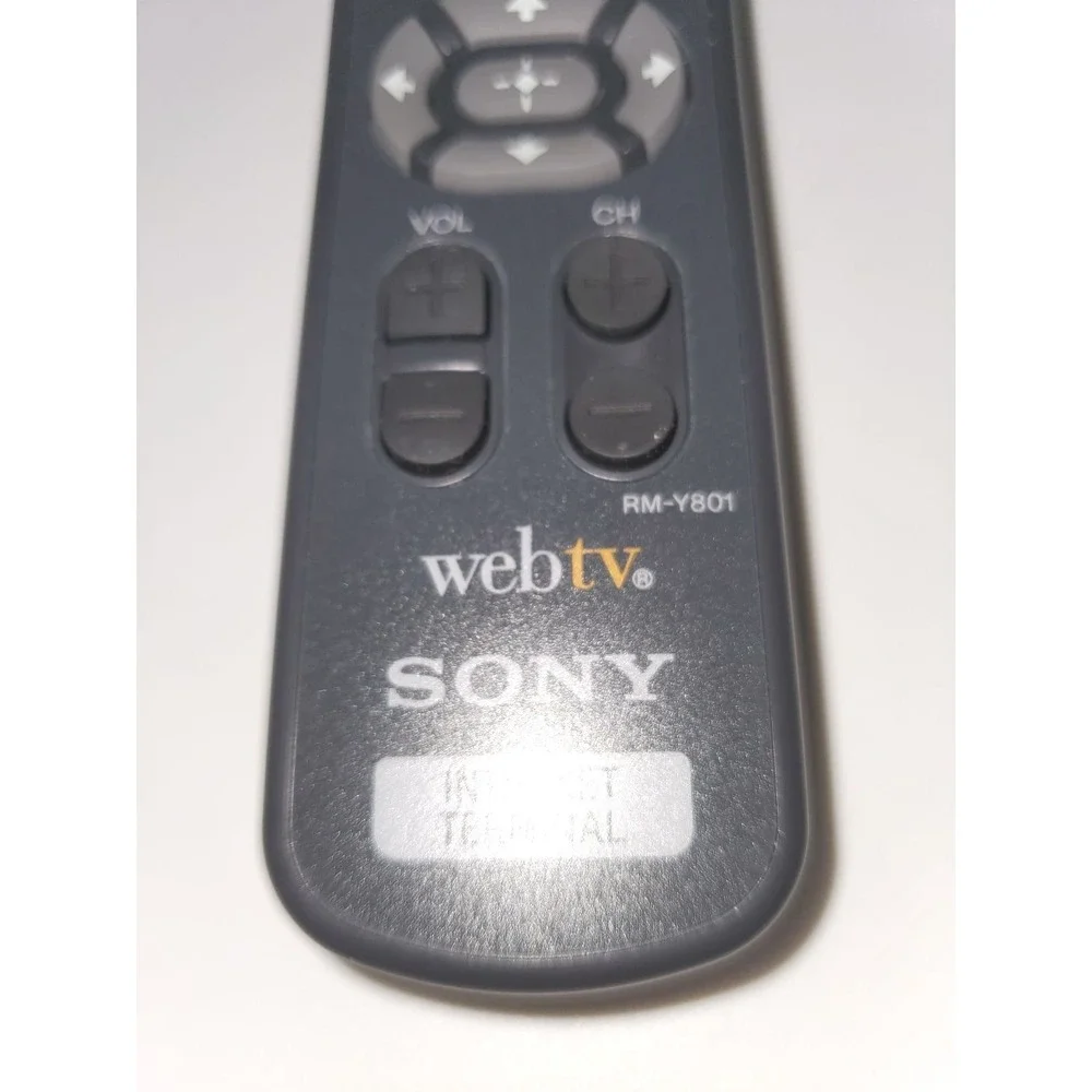 Sony webtv remote