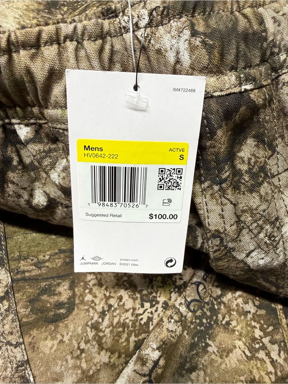 Jordan camo joggers