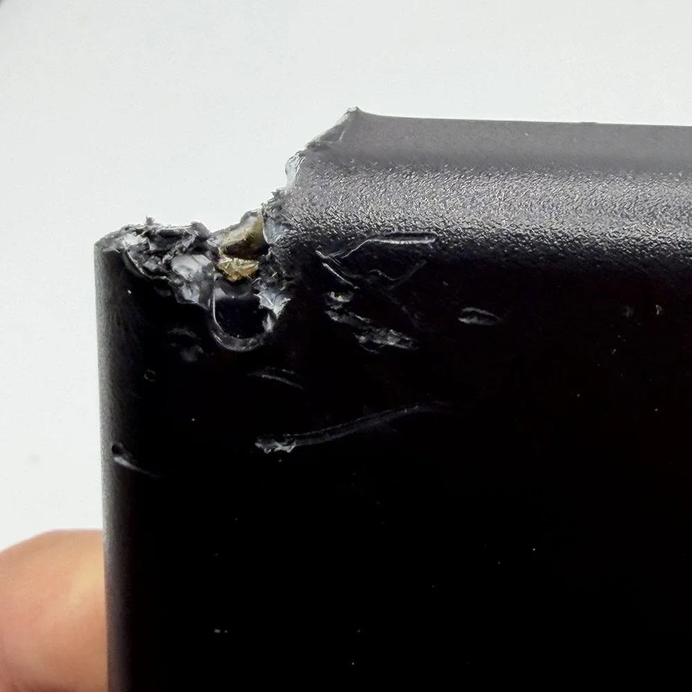 Texas Instruments cover chewed