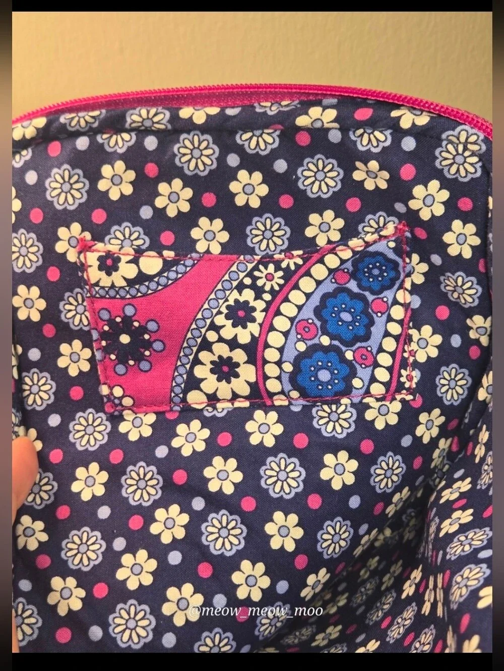 Vera Bradley blue tablet edges