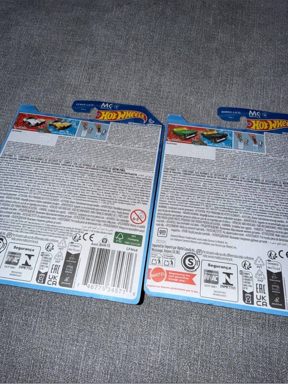 Hot Wheels color shifters