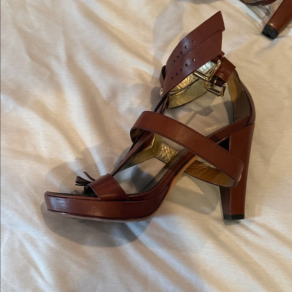 Juicy Couture strappy platform