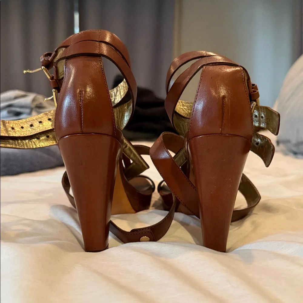 Juicy Couture strappy platform