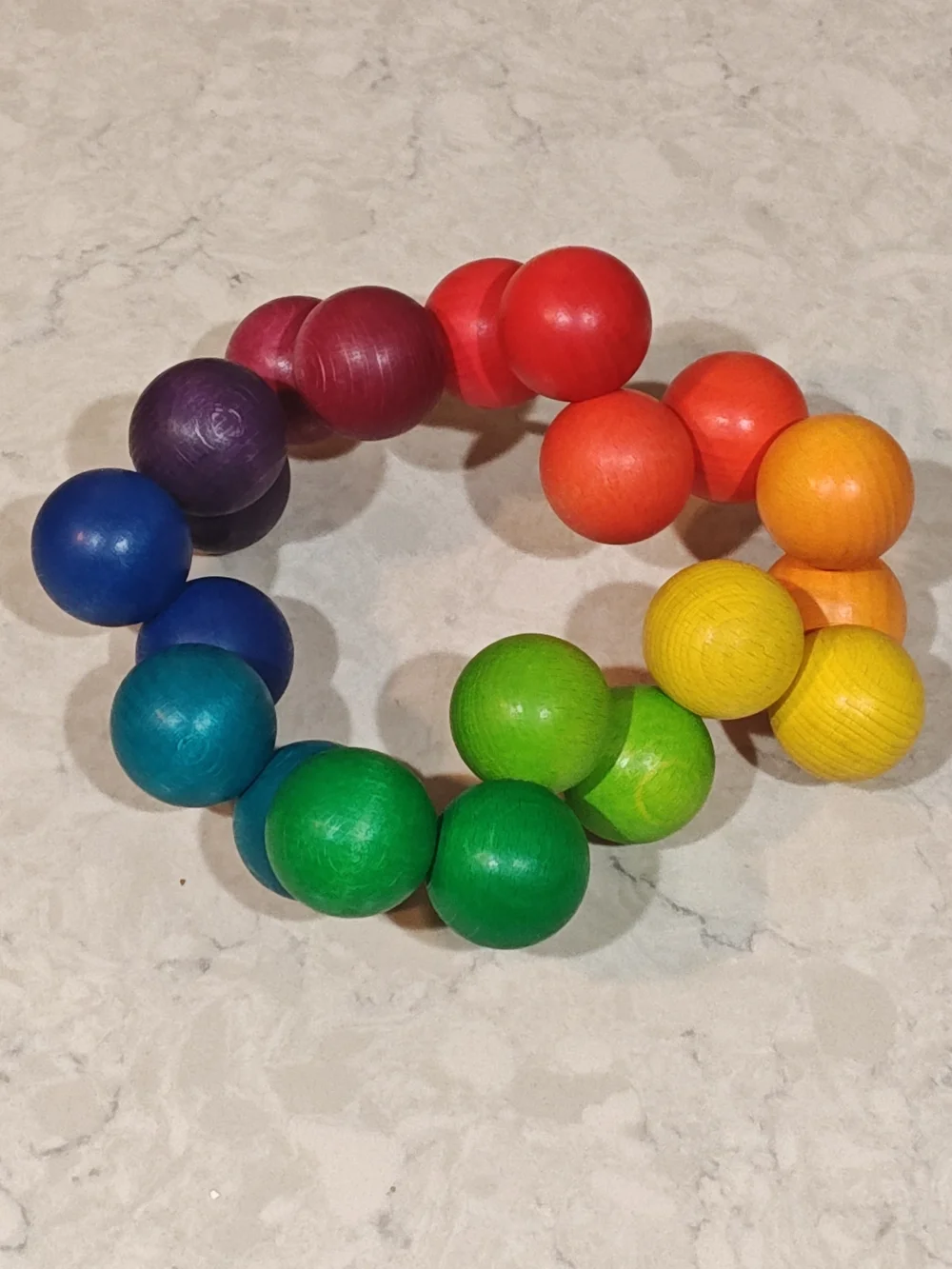rainbow 20 colorful wooden