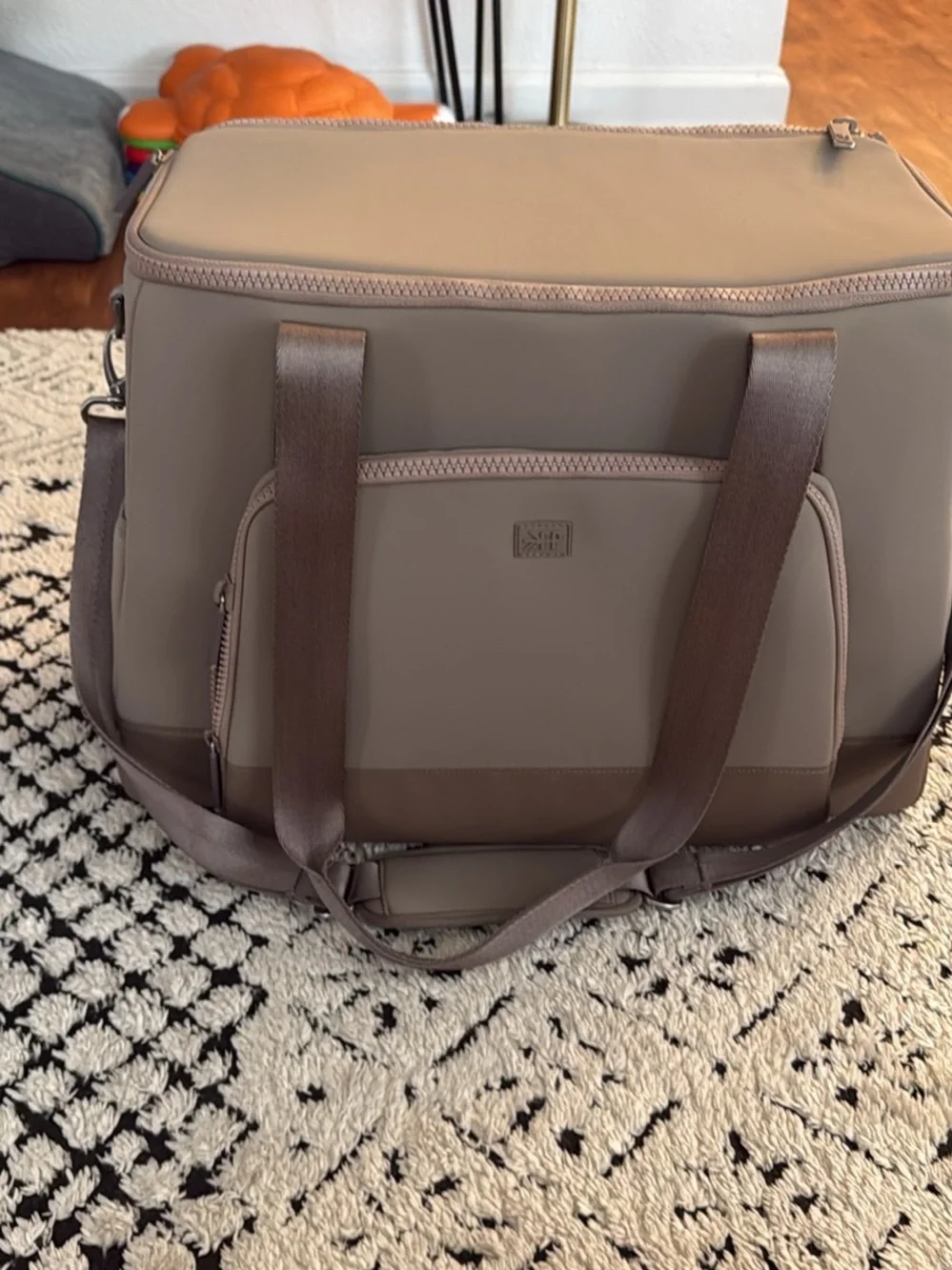 Freshly Picked Taupe Kids Weekender Bag