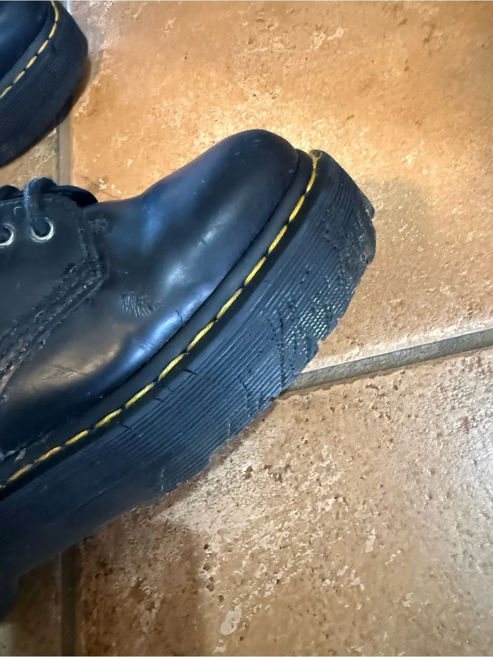Dr. Martens black leather