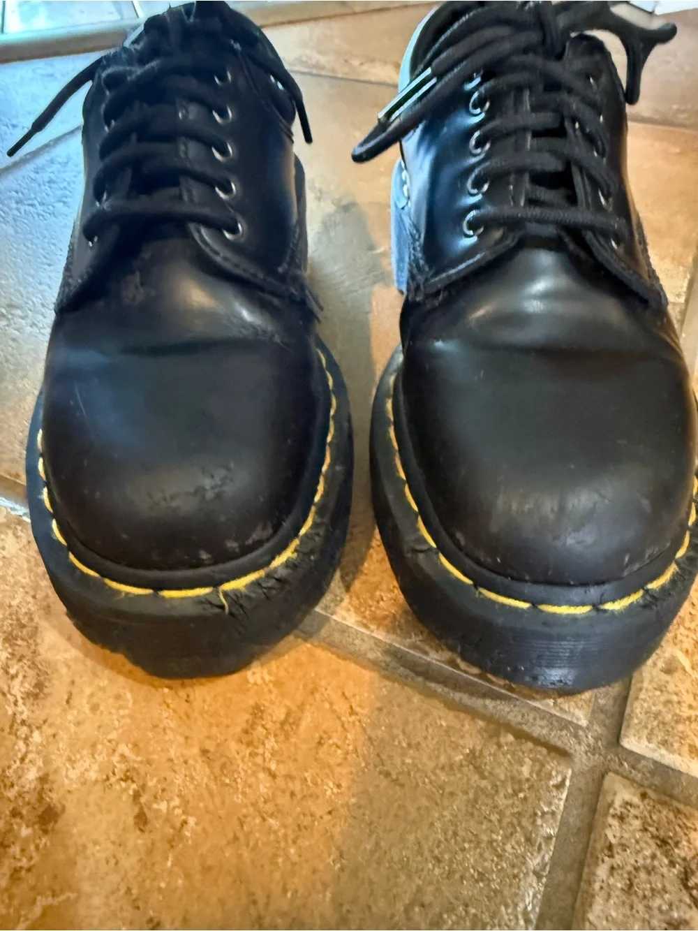 Dr. Martens black leather