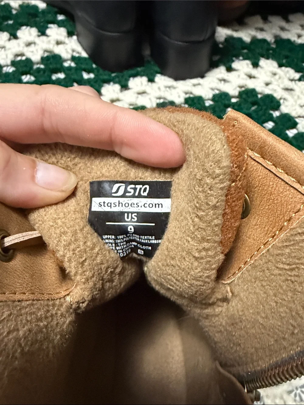 Stq black footbed delivers