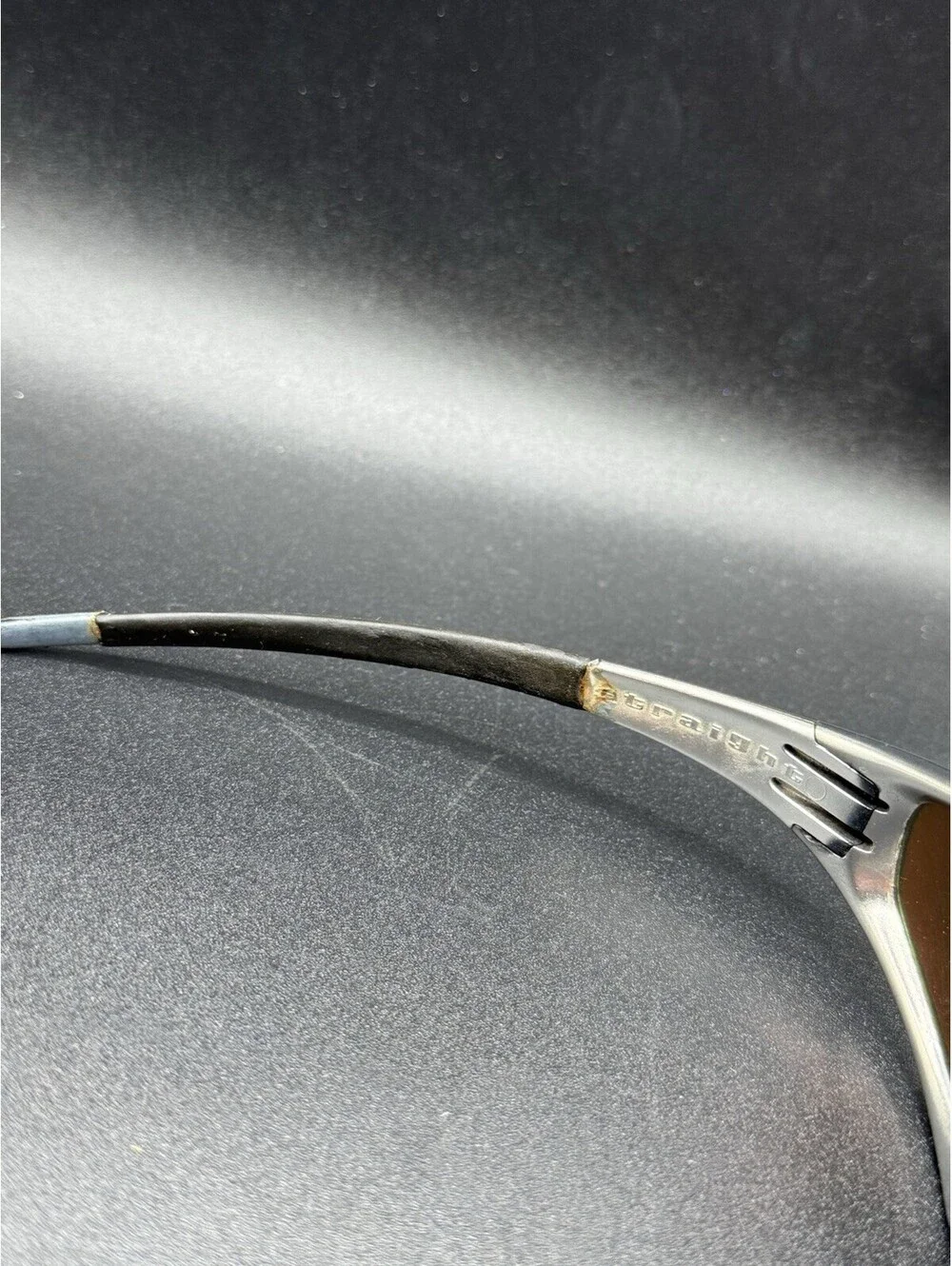 Oakley lenses have marks