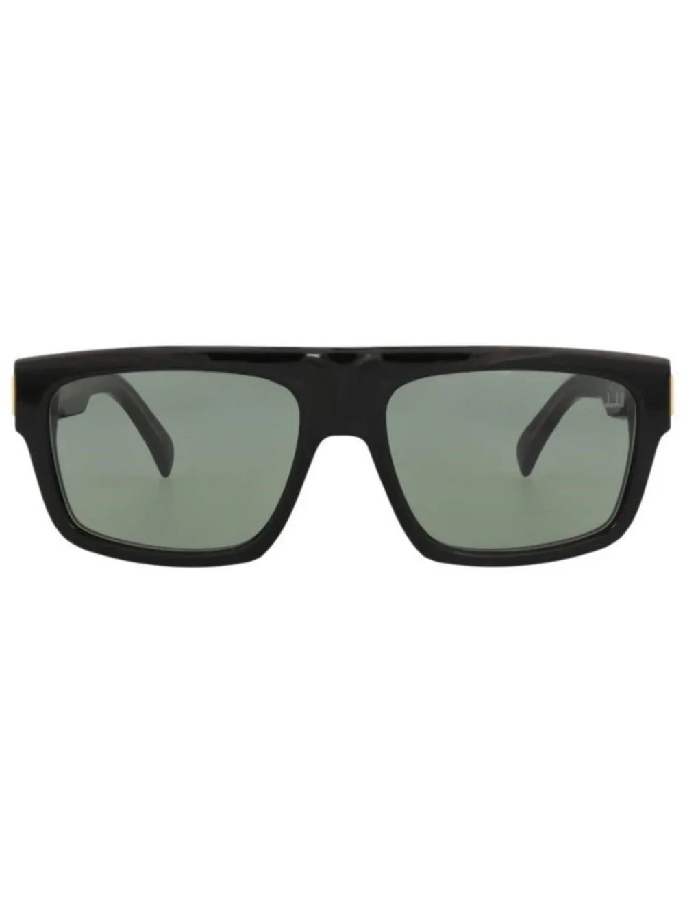 New Dunhill Mens Square/Rectangle Black Black Green Fashion Designer Sunglasses