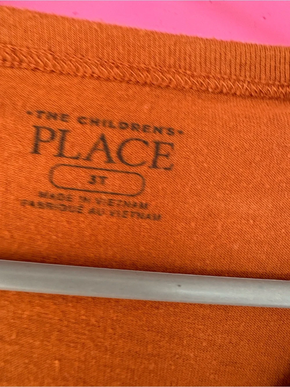 The Childrens Place text top