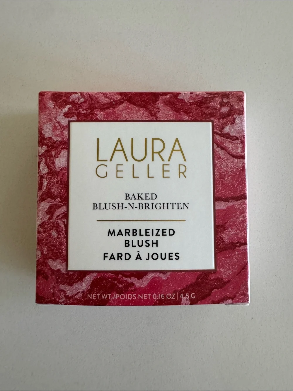 Laura Gellar Baked Blush Brighten Marbleized Blush Tropic Hues Satin Finish New