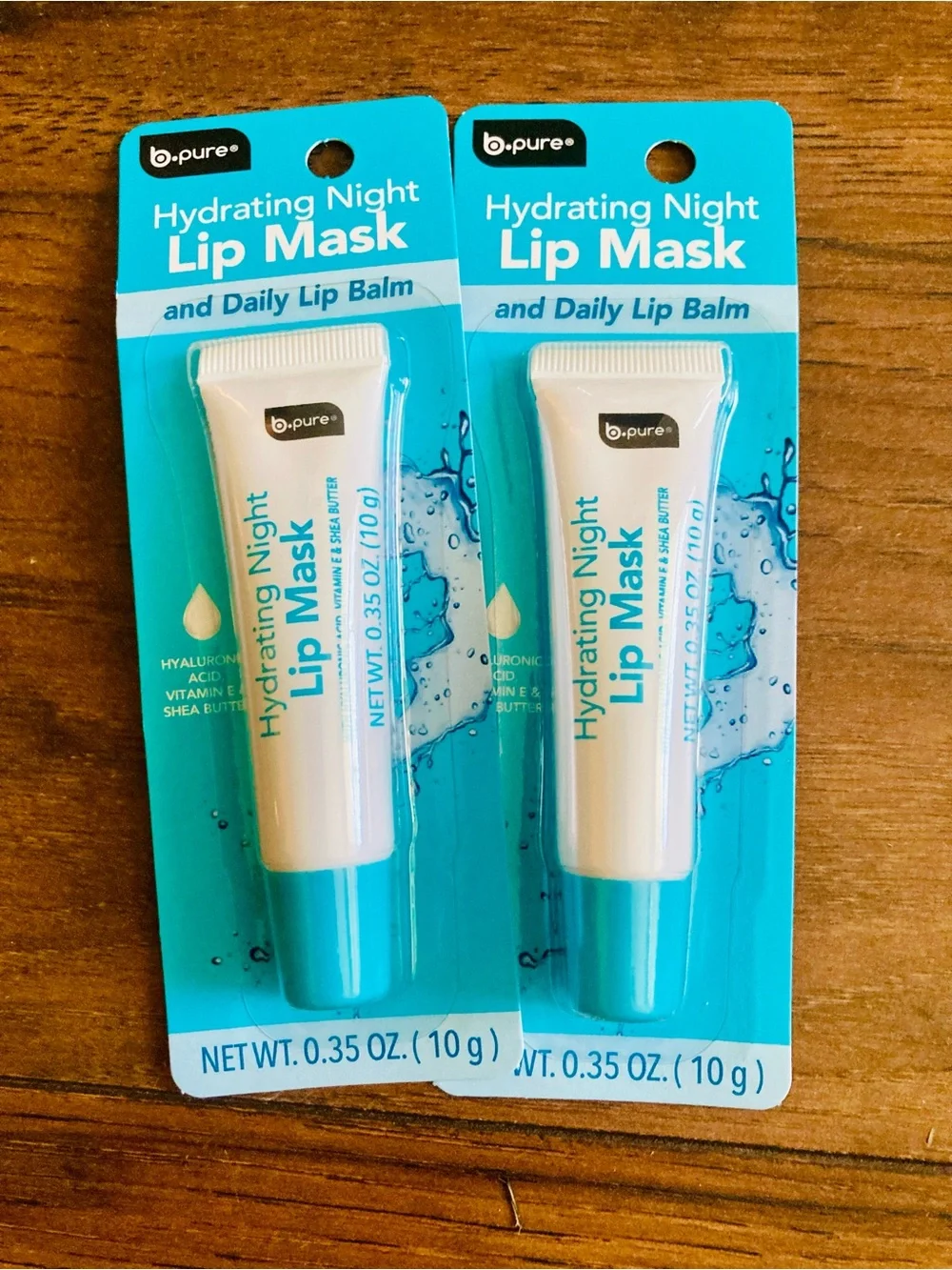 Hydrating Night Lip Mask & Daily Lip Balm — Aqua (2)