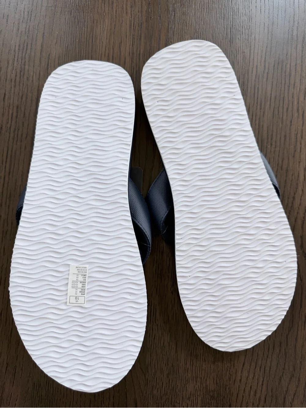 NWT Men’s 10 Hurley Navy Blue Flip Flop Sandals