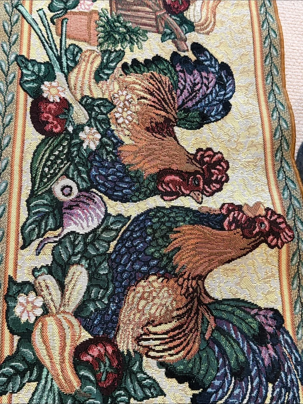 Source Unknown embroidered rooster