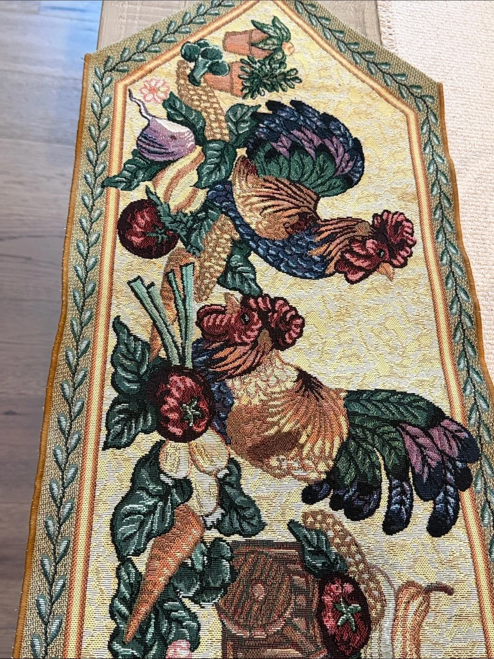 Source Unknown embroidered rooster