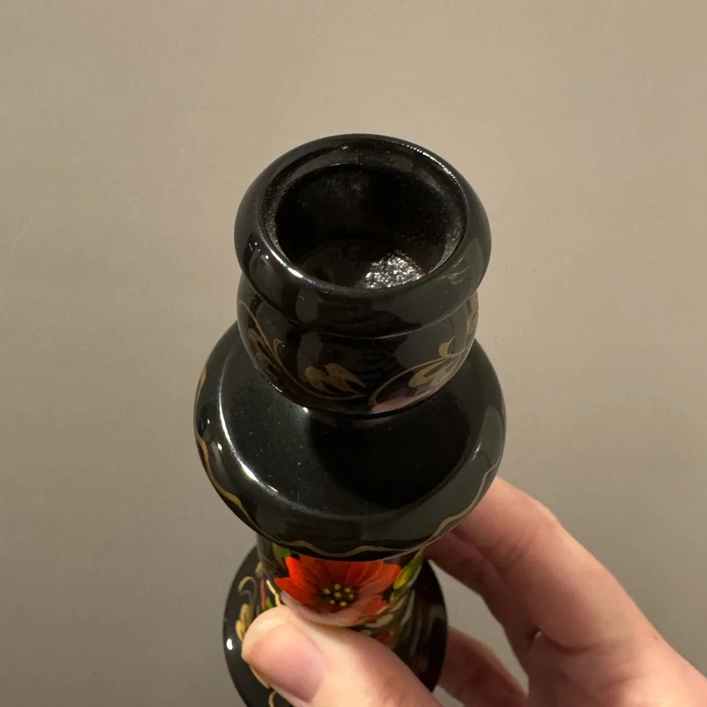 6 1/2” x 2 1/2” elegant black