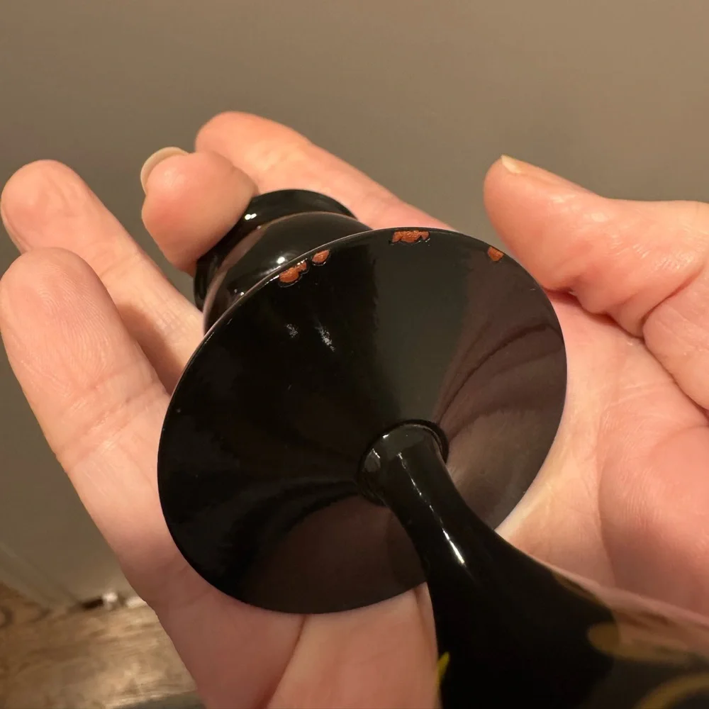 6 1/2” x 2 1/2” elegant black