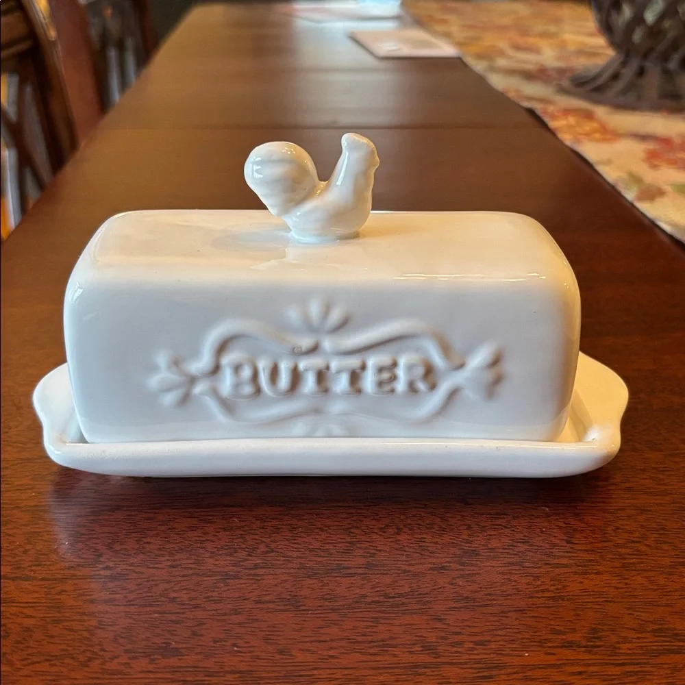 Home Essentials white rooster