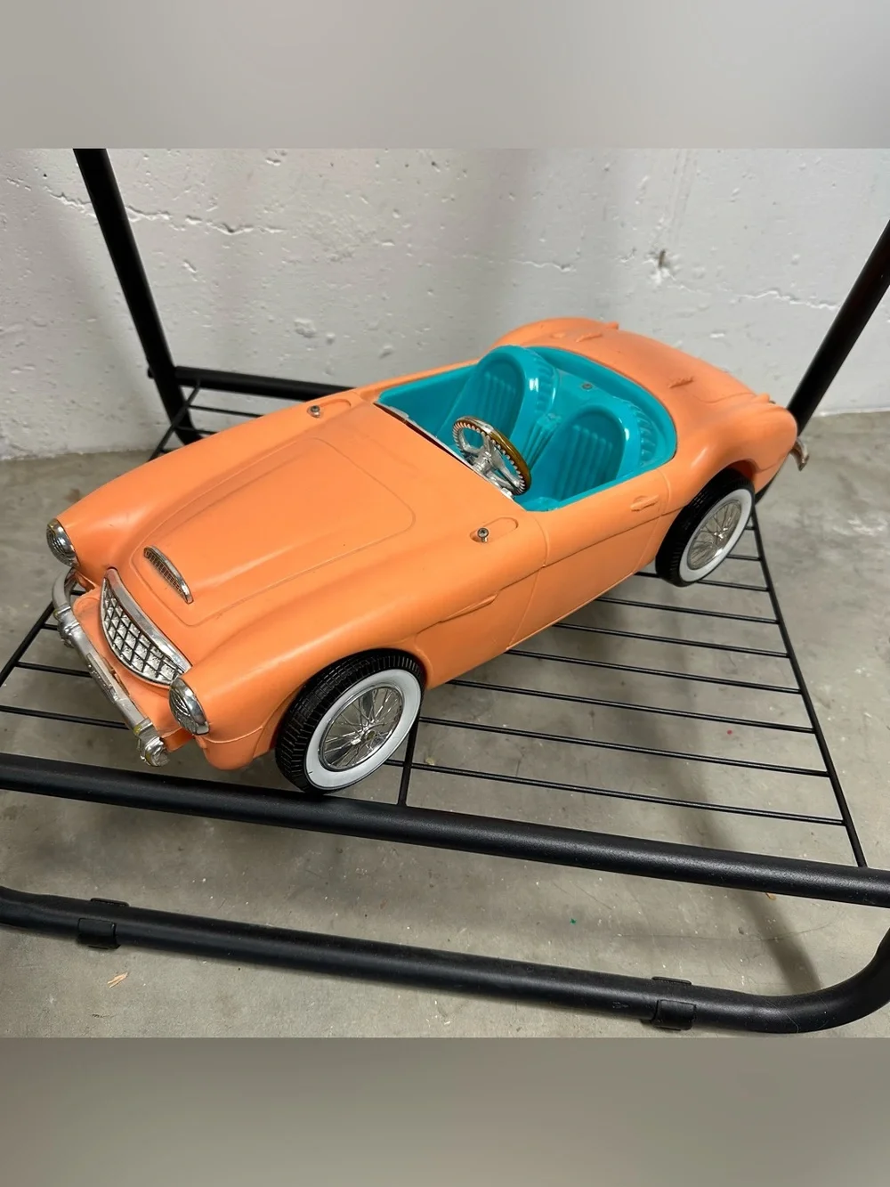 VTG 1962 Barbie Irwin Austin Healy Convertible Mattel No Windshield