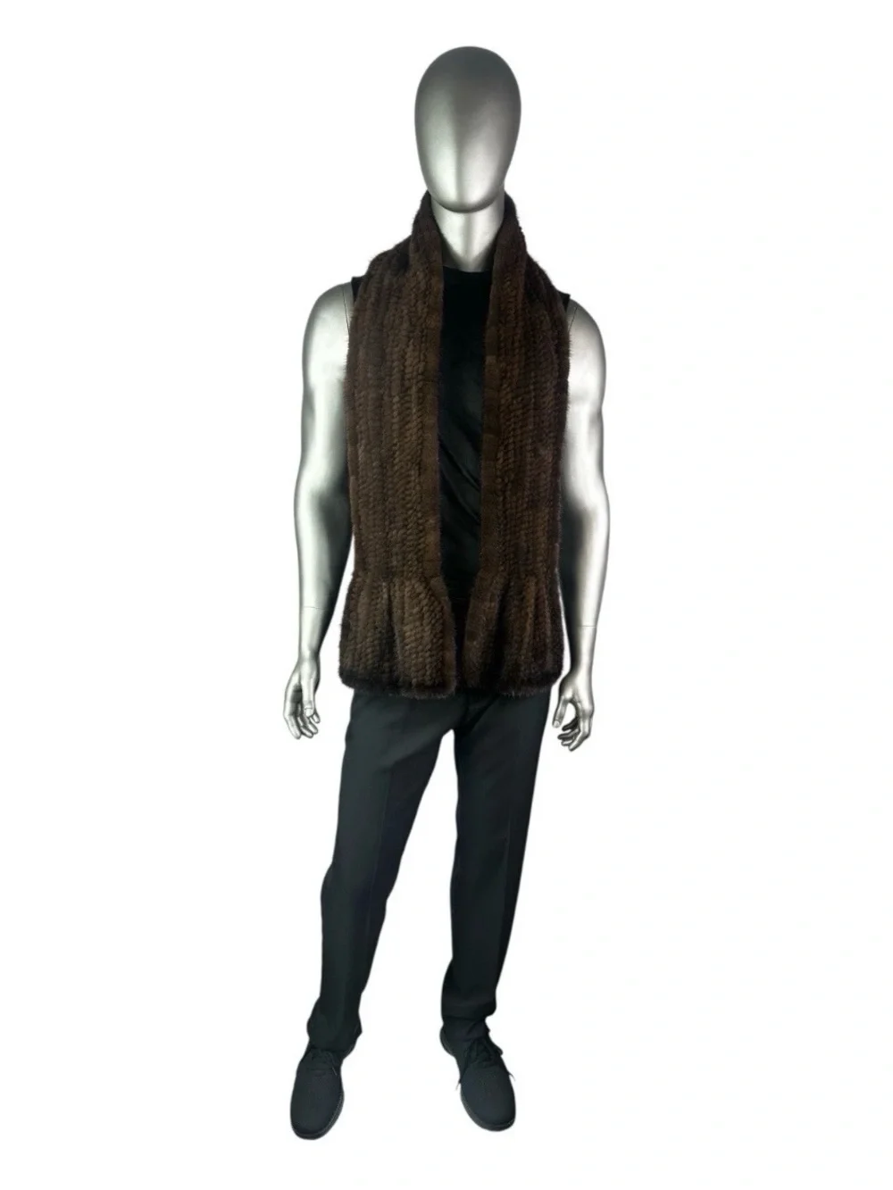 Furs By Bella J mens mahogany