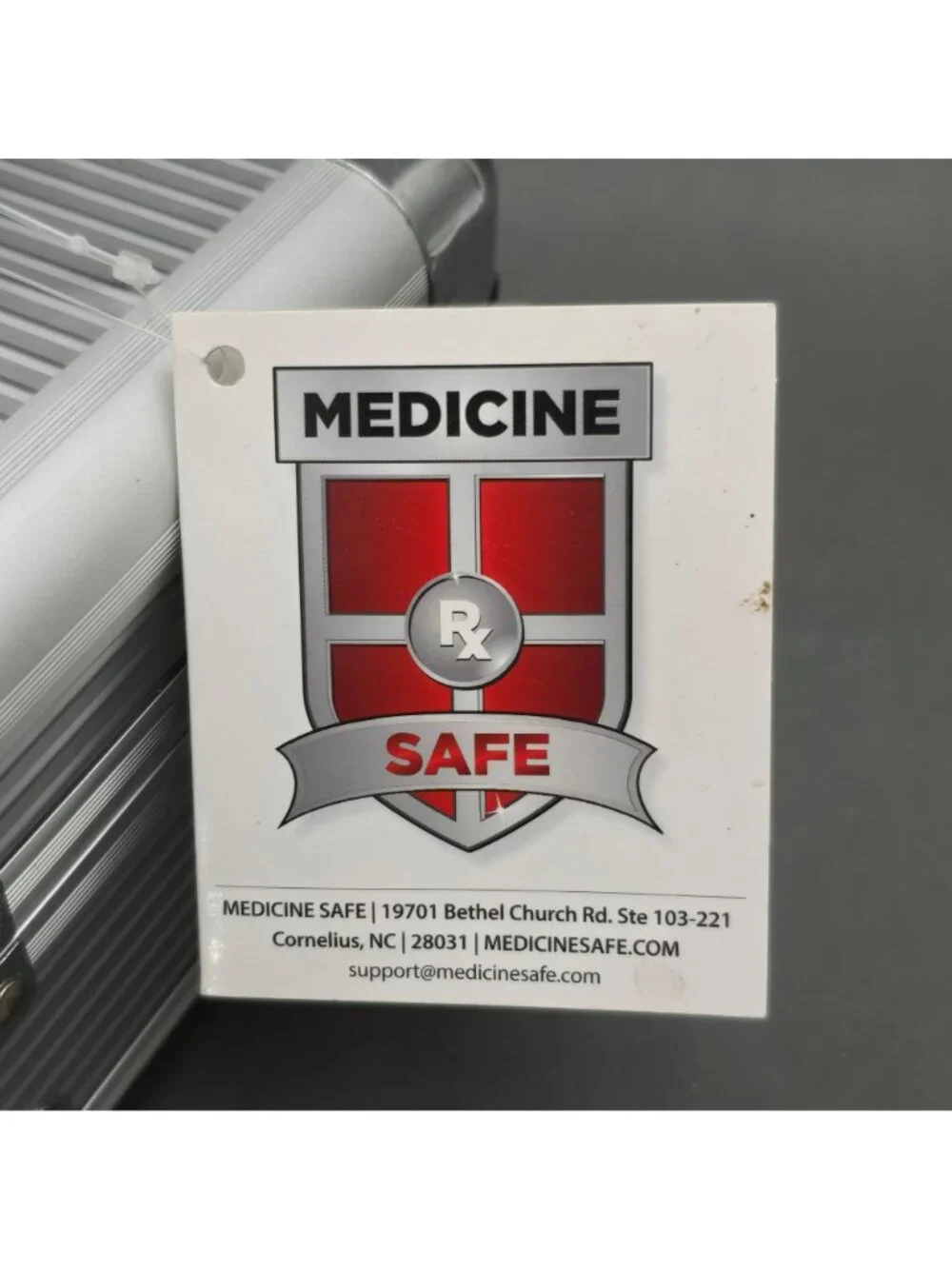 Medicine Safe Medication Carry Case Aluminum Lock Box 3 Digit Combo NWT