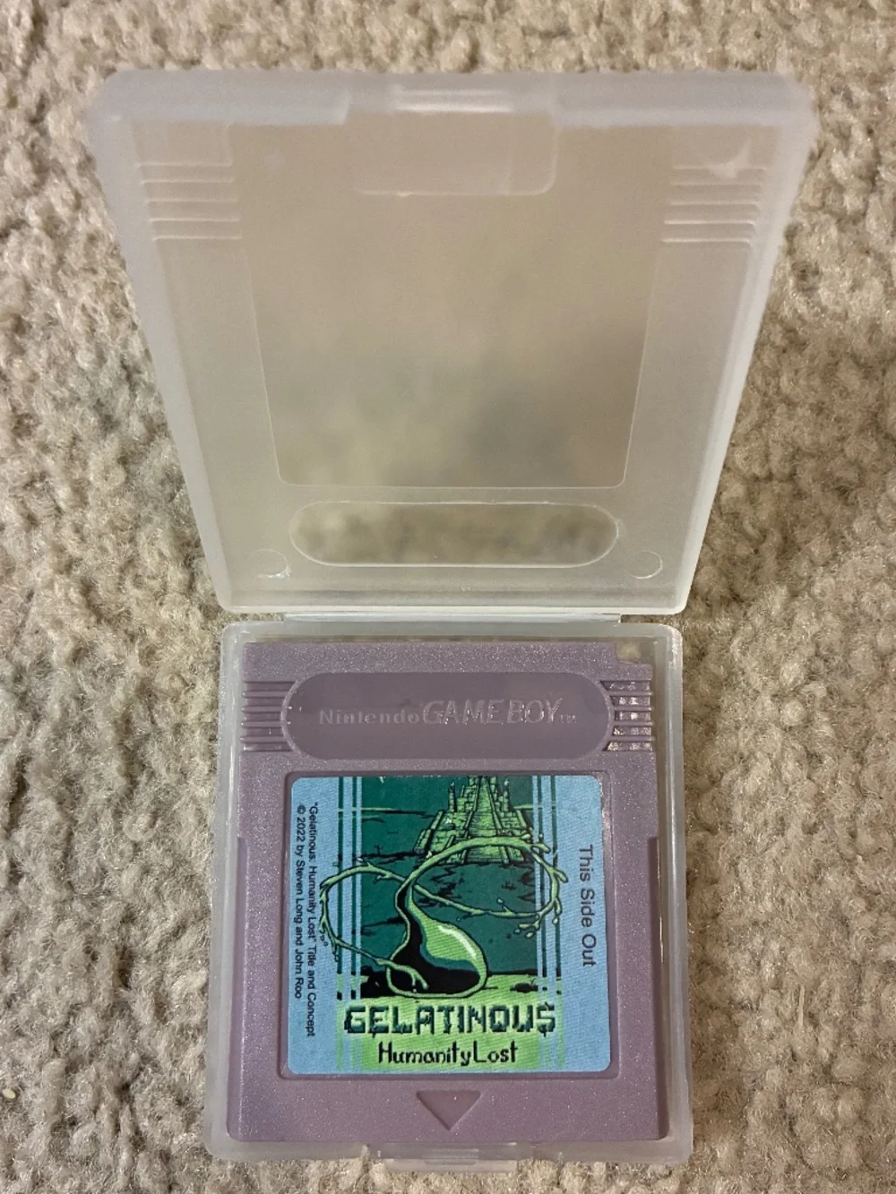 GELATINOUS HUMANITY LOST NINTENDO GAME BOY GB FANMADE ROMHACK HOME-BREW STEAM