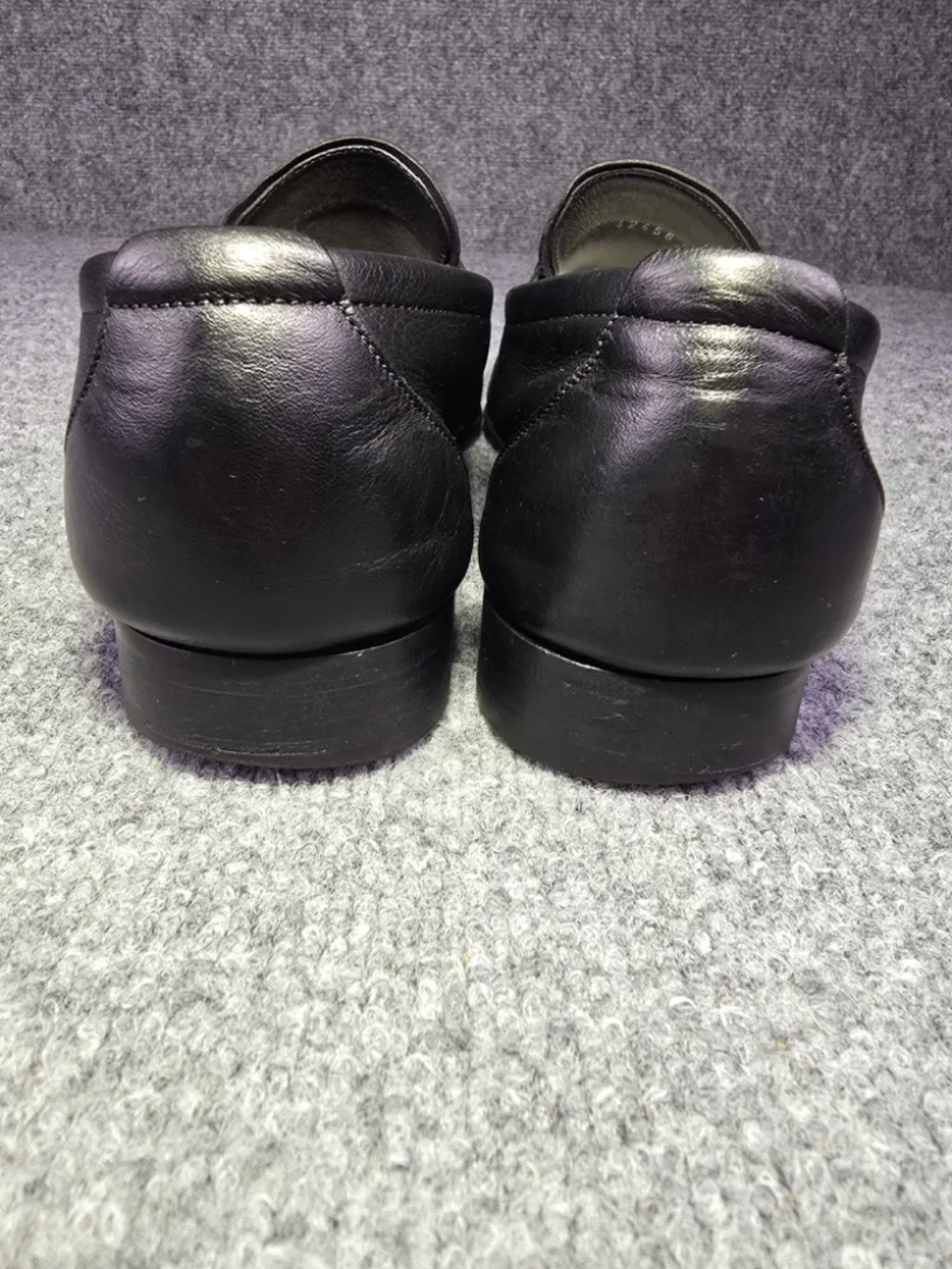 Salvatore Ferragamo Black Leather Gancini Bit Loafers - Size 9.5 D