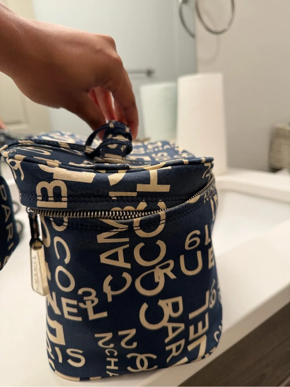 CHANEL canvas vanity