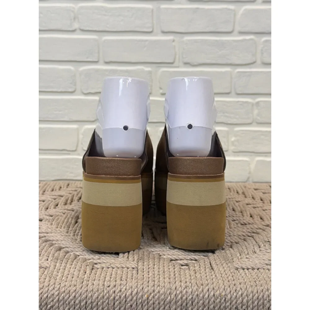 Naked Feet metallic bronze