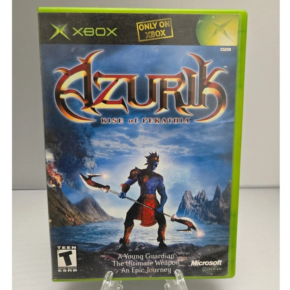 Azurik‎ Rise of Perathia 2001 - Microsoft Xbox - CIB W/ Manual Tested & Working-