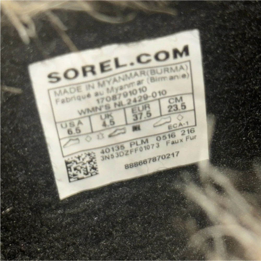 Sorel authentic signature