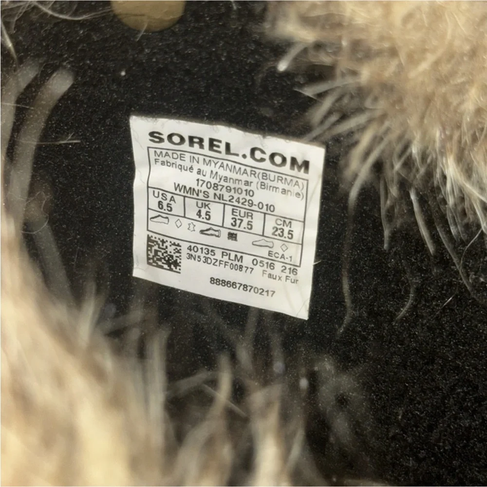 Sorel authentic signature