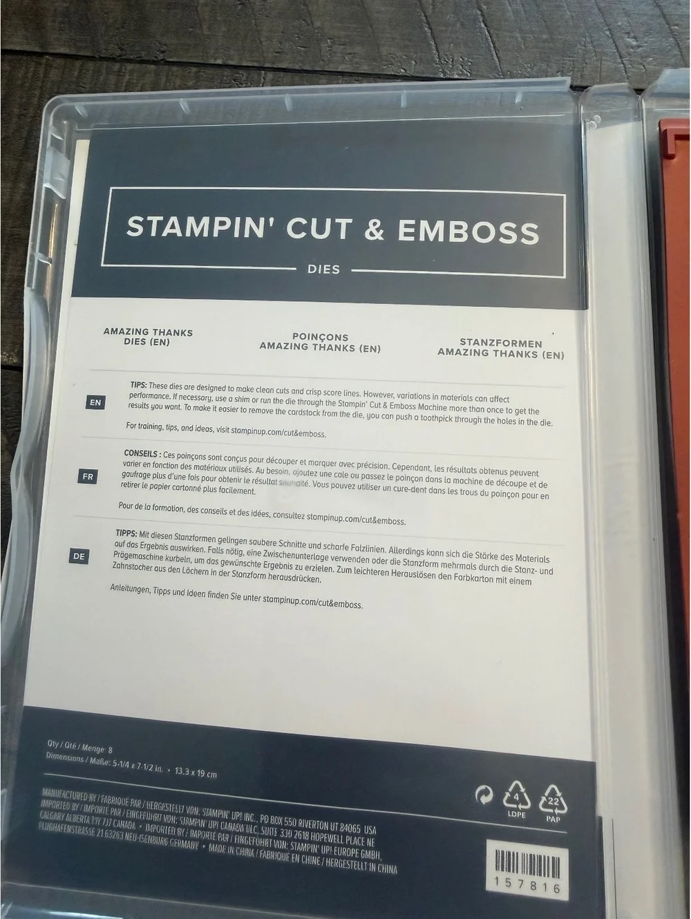 Stampin Up! good preowned