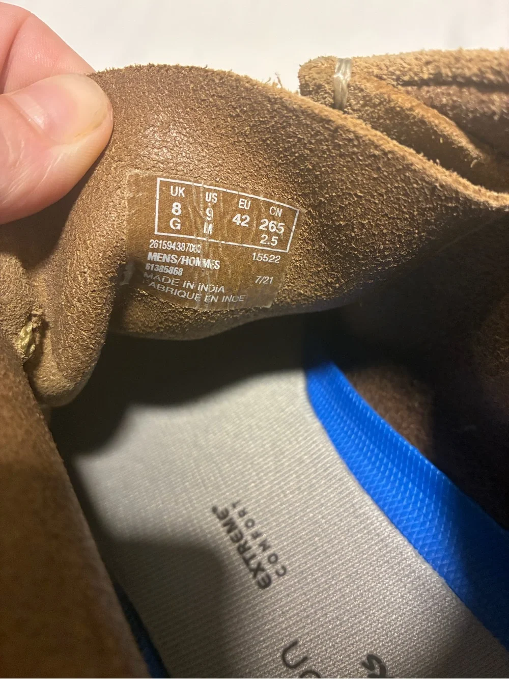 Men's Suede Clarks Boots - Tan Brown Suede Loafers
