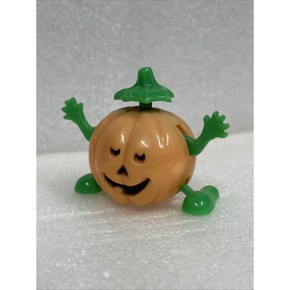 Vintage Wind Up‎ Toy Jack-O-Lantern Pumpkin Halloween Works