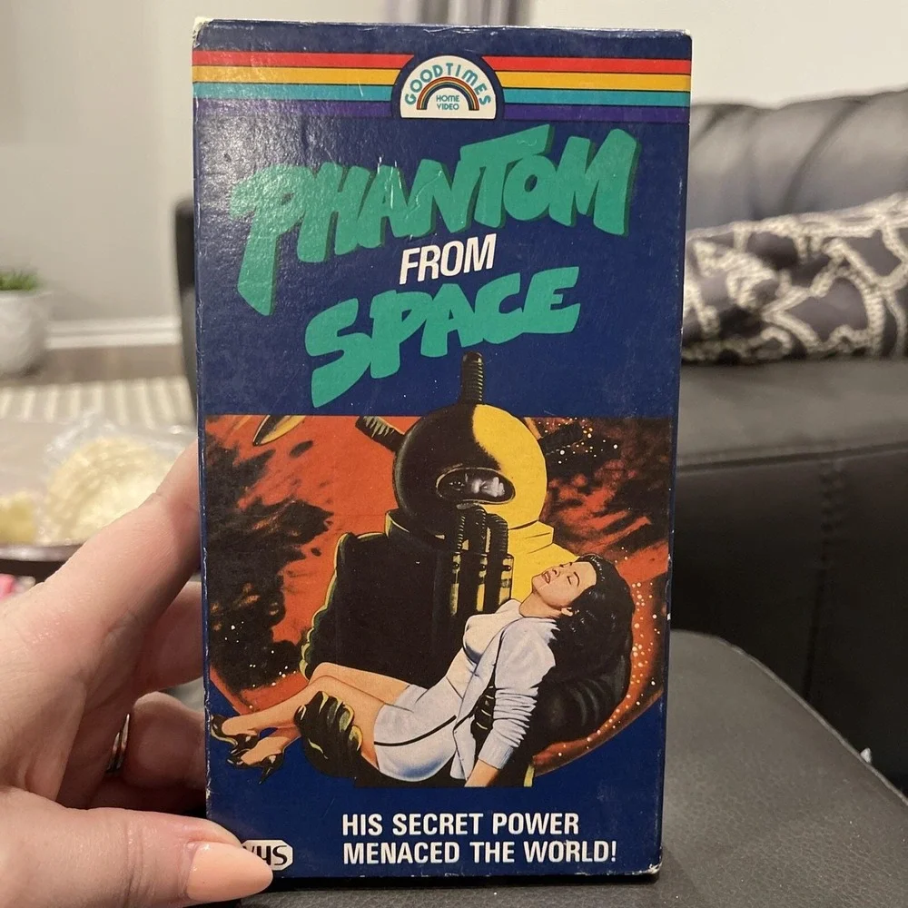 Phantom From Space Sci-Fi B Horror‎ Movie Goodtimes Video VHS B&W