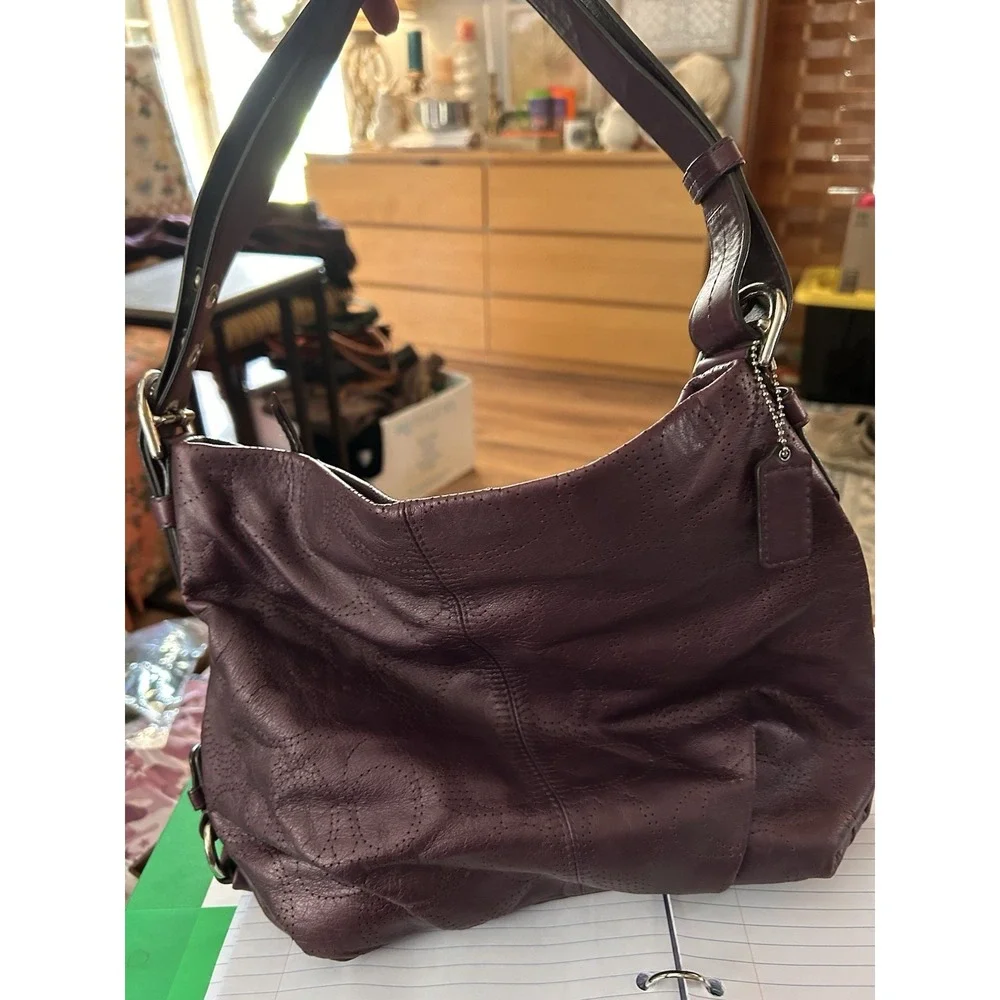 Coach bag purple