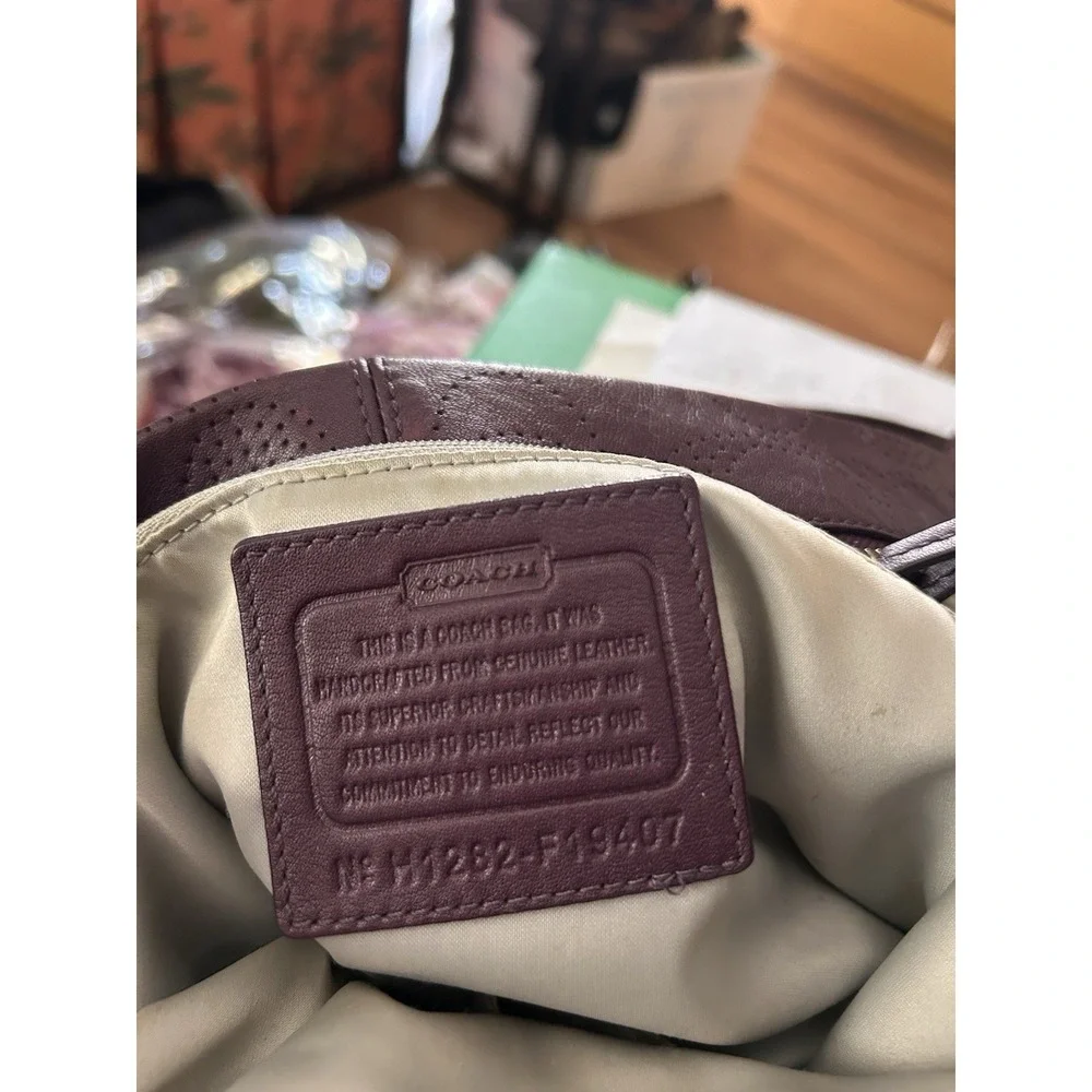 Coach bag purple