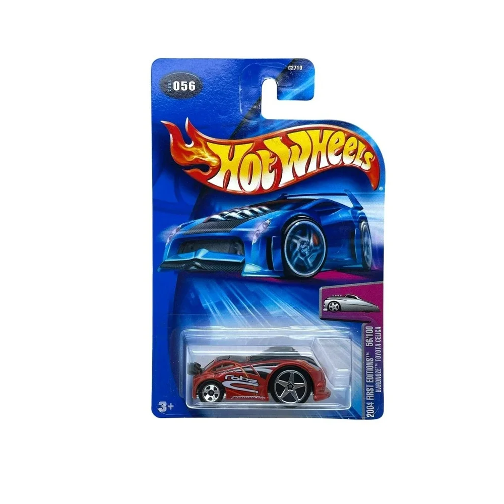 Hot Wheels 2004 First Editions‎ Hardnoze Toyota Celica Car Red 1/64 Scale #056