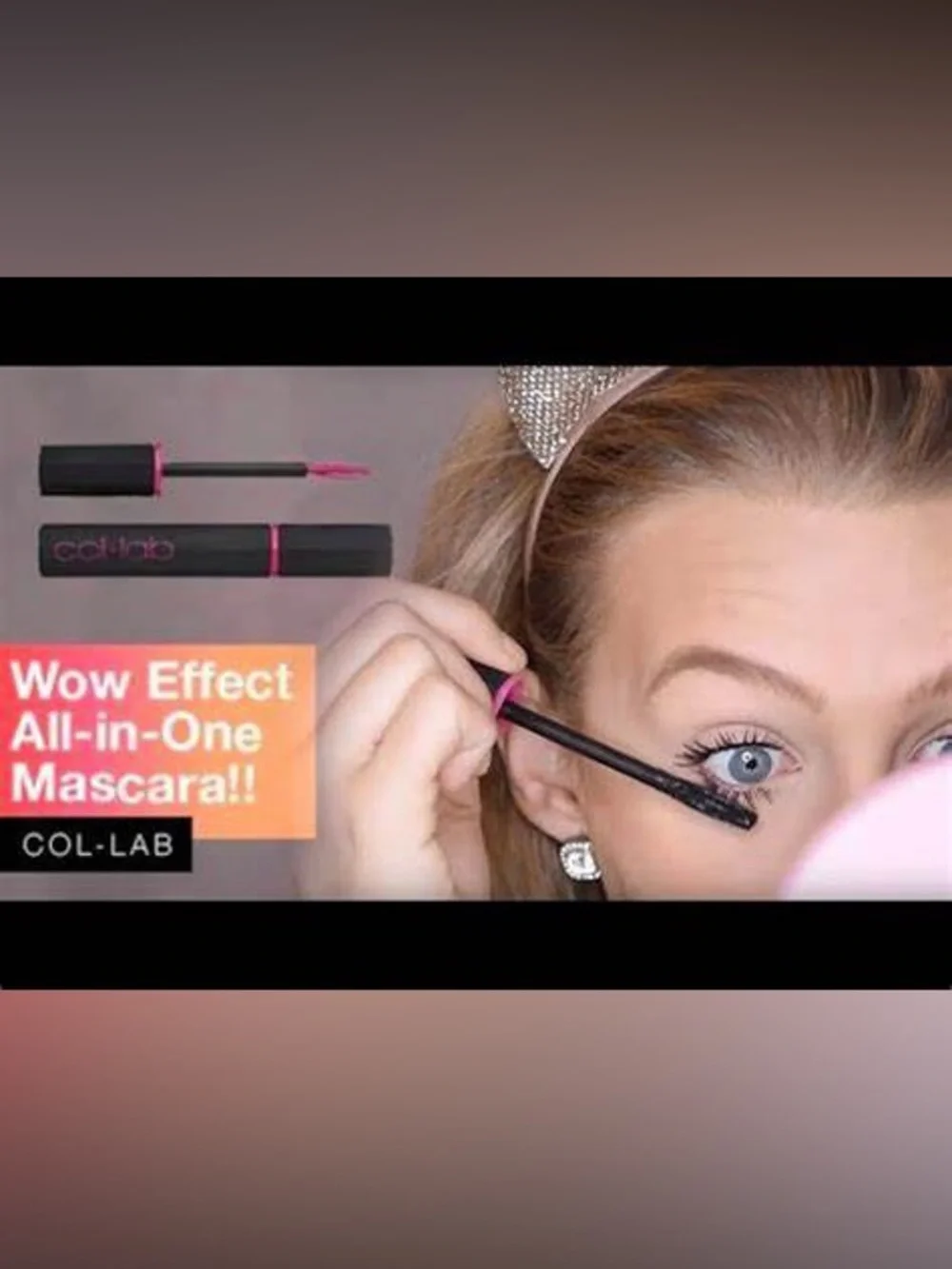 Col Lab Wow Effect All-In-One Mascara Extreme Black Volumizing Length Lift Flare