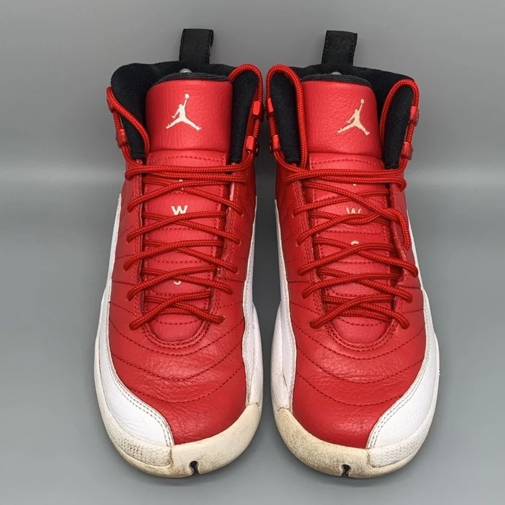 Jordan 12 Retro Gym Red Basketball Shoes 153265-600 Youth Sz 7Y / Women's Sz 8.5