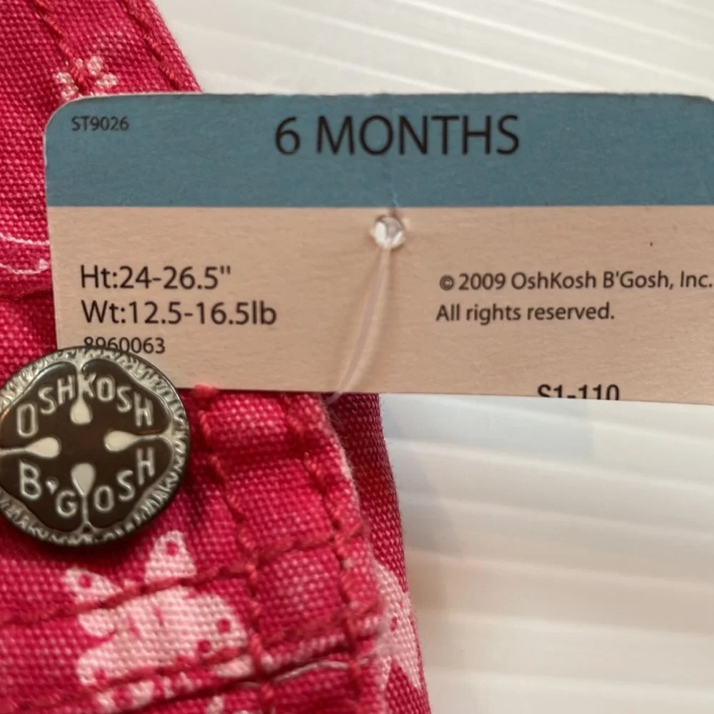 OshKosh Bgosh pink overalls