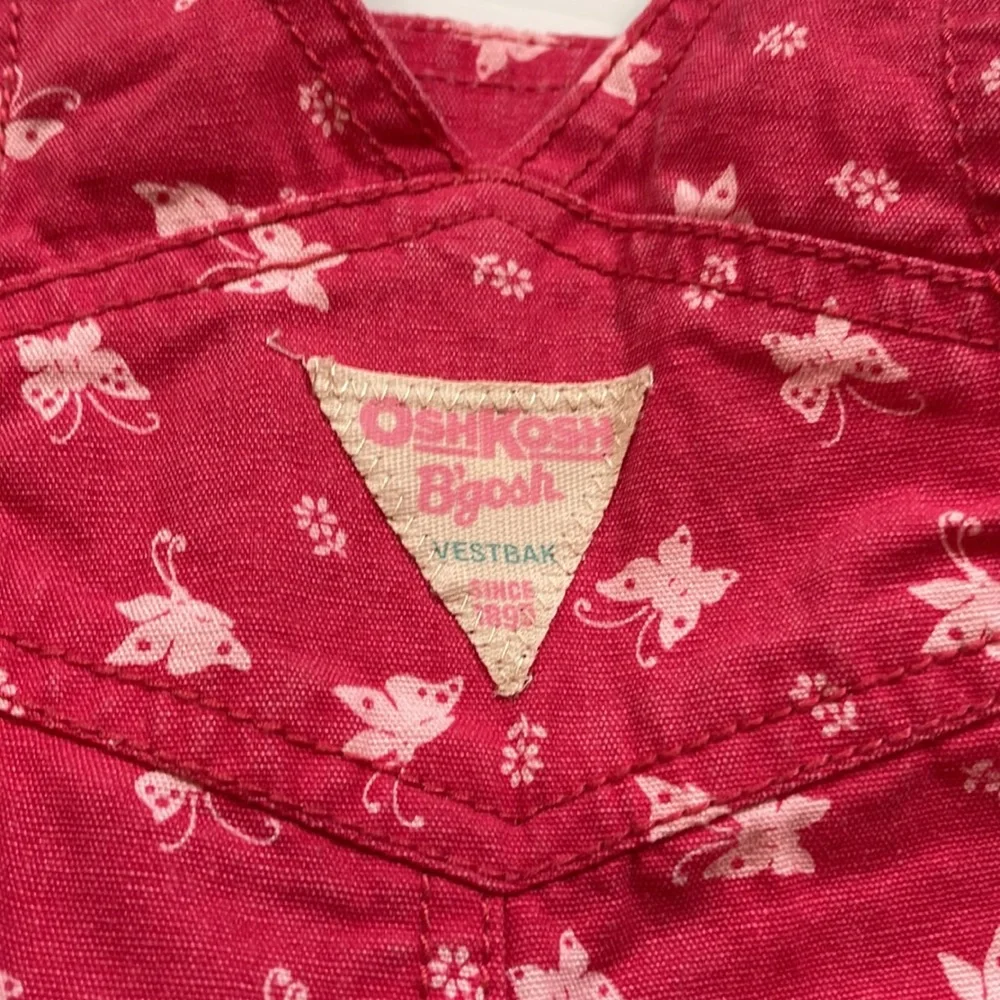 OshKosh Bgosh pink overalls