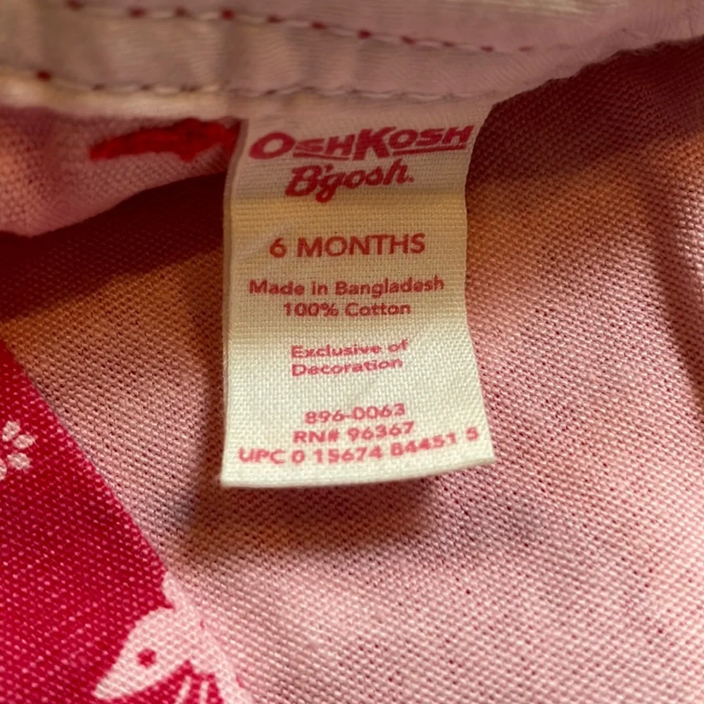 OshKosh Bgosh pink overalls