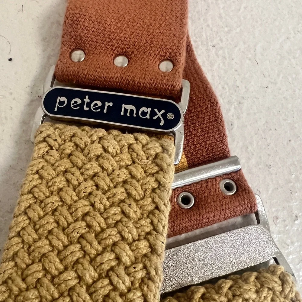 PETER MAX - Cosmic  Buckle/ Belt &  Circa 1969  Original‎  Vintage -Non Belt
