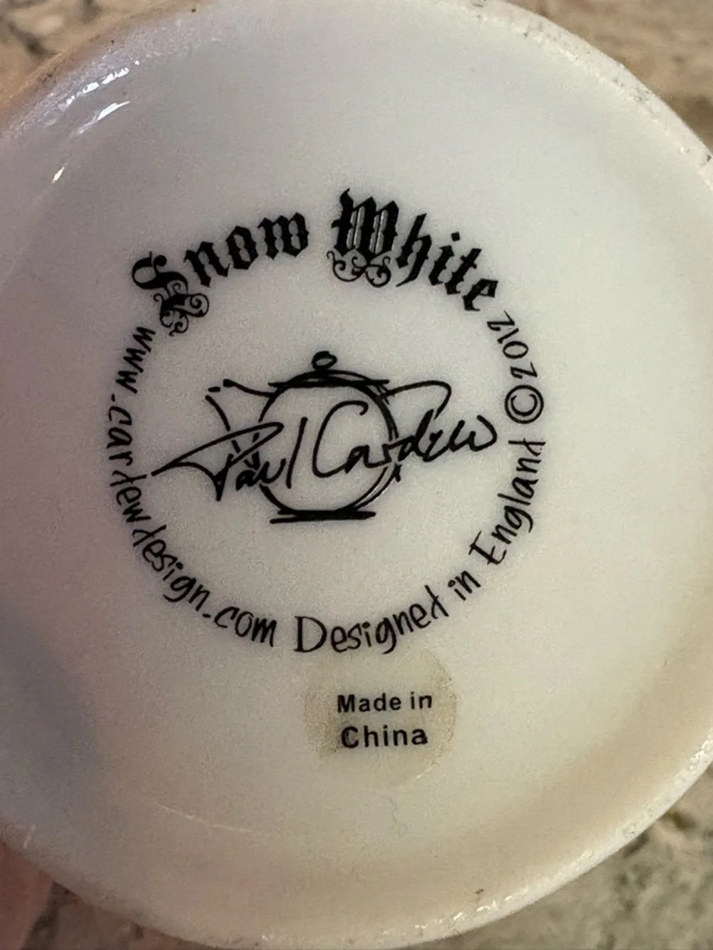 Paul Cardew snow white