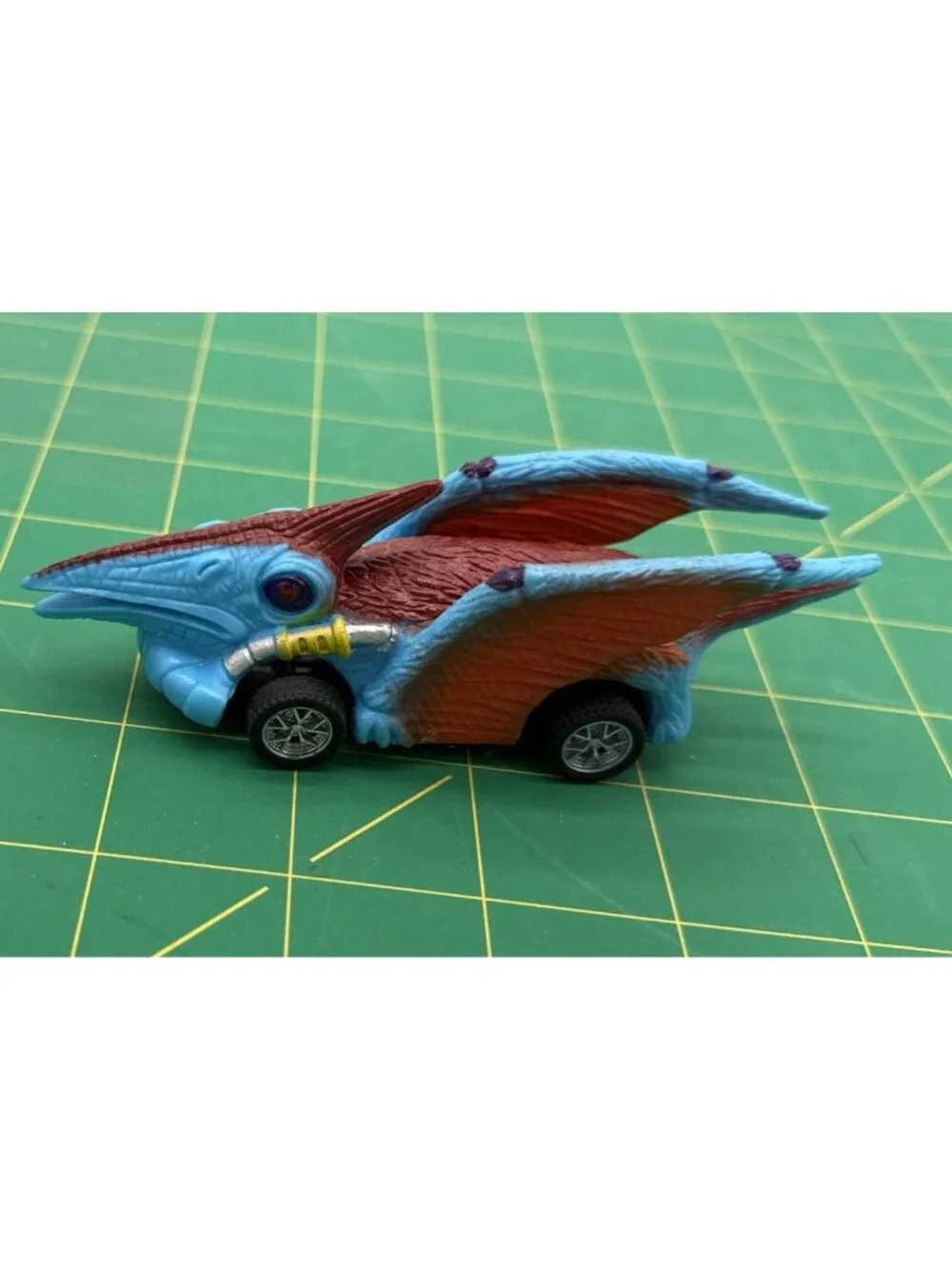 Dinosaur DinoBros Pterodactyl Car Blue/ Brown