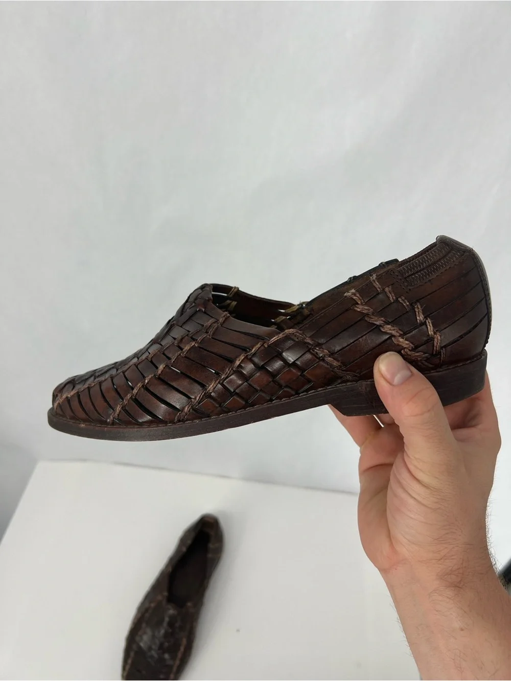 Cole Haan handwoven leather
